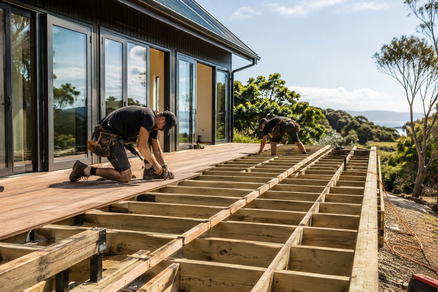Deck Construction services by Solid Point Projects Ltd in Auckland and the North Shore