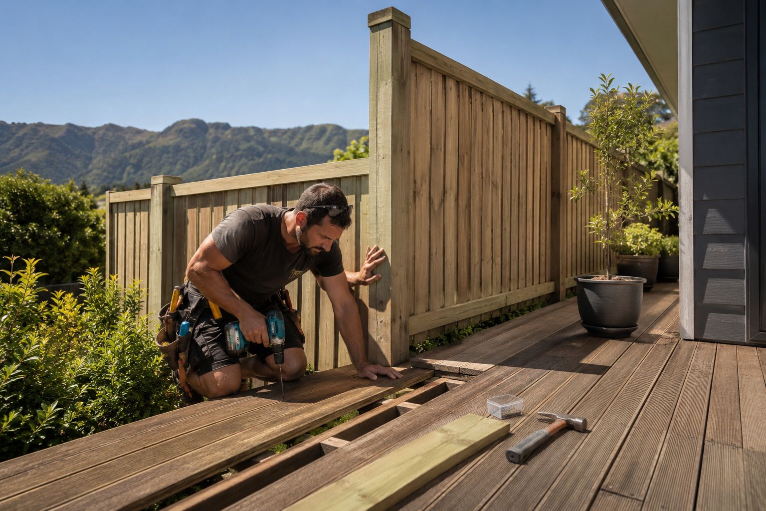 Deck & Fence Maintenance services by Solid Point Projects Ltd in Auckland and the North Shore