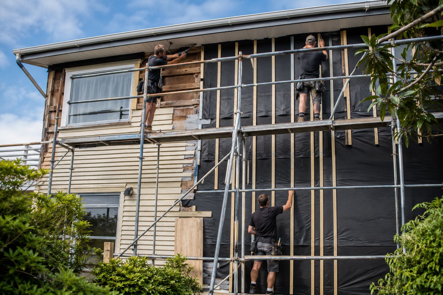 Recladding services by Solid Point Projects Ltd in Auckland and the North Shore